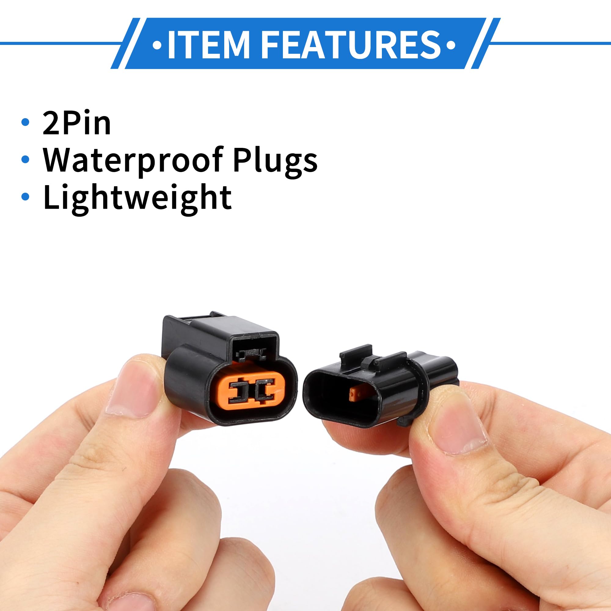 Amazon.com: VekAuto 2 Pin ABS Sensor Connector Plug Kit Compatible